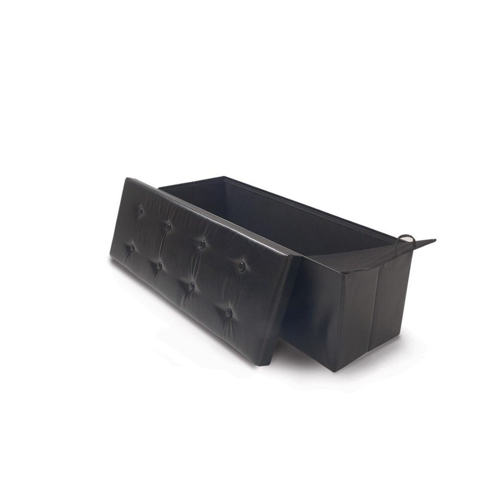 BANC COFFRE DE RANGEMENT IMITATION CUIR