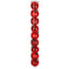 BOULES DE NOËL 60 MM X9 ROUGE