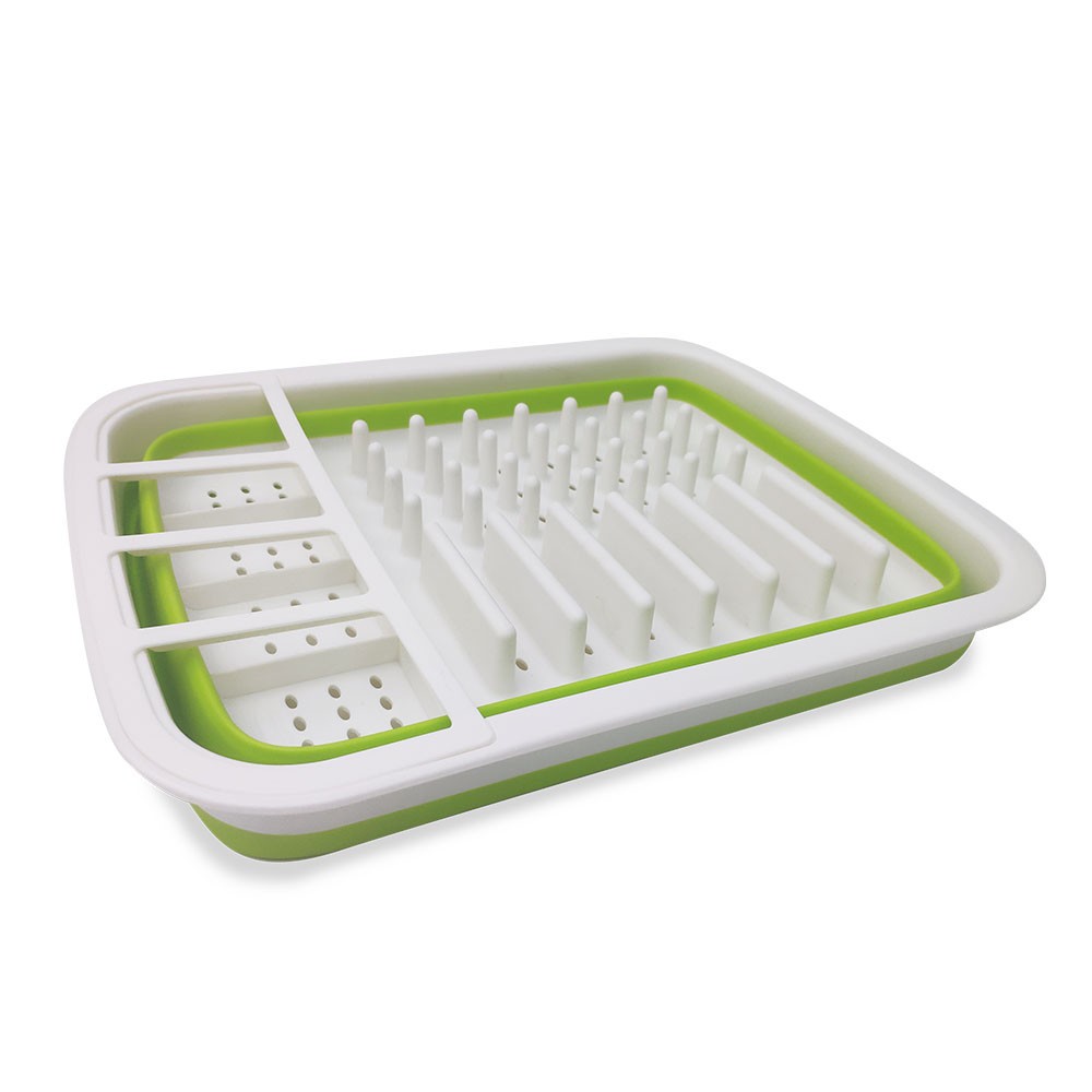 ÉGOUTTOIR RÉTRACTABLE VERT