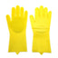 GANTS ÉPONGE SILICONE JAUNE
