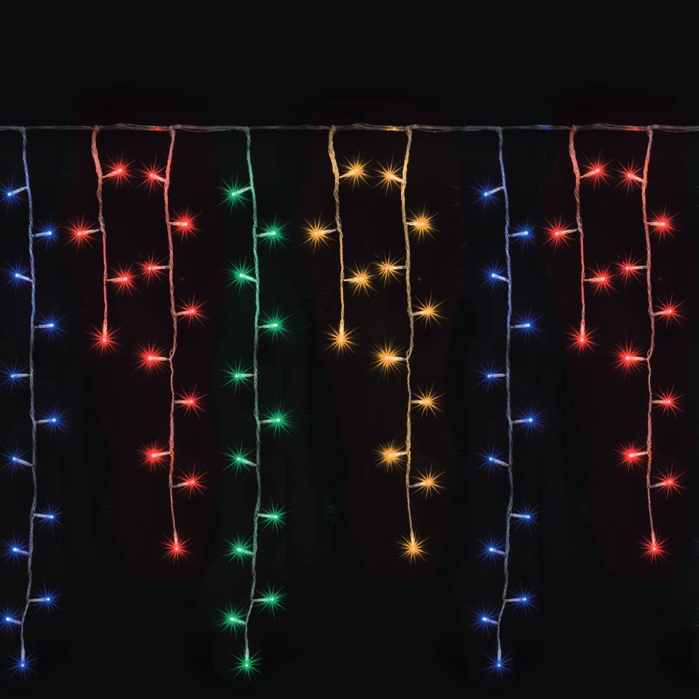 GUIRLANDE STALACTITES 8M 480 LED MULTICOLORE & GUIRLANDE STALACTITES 20M 1600 LED MULTICOLORE