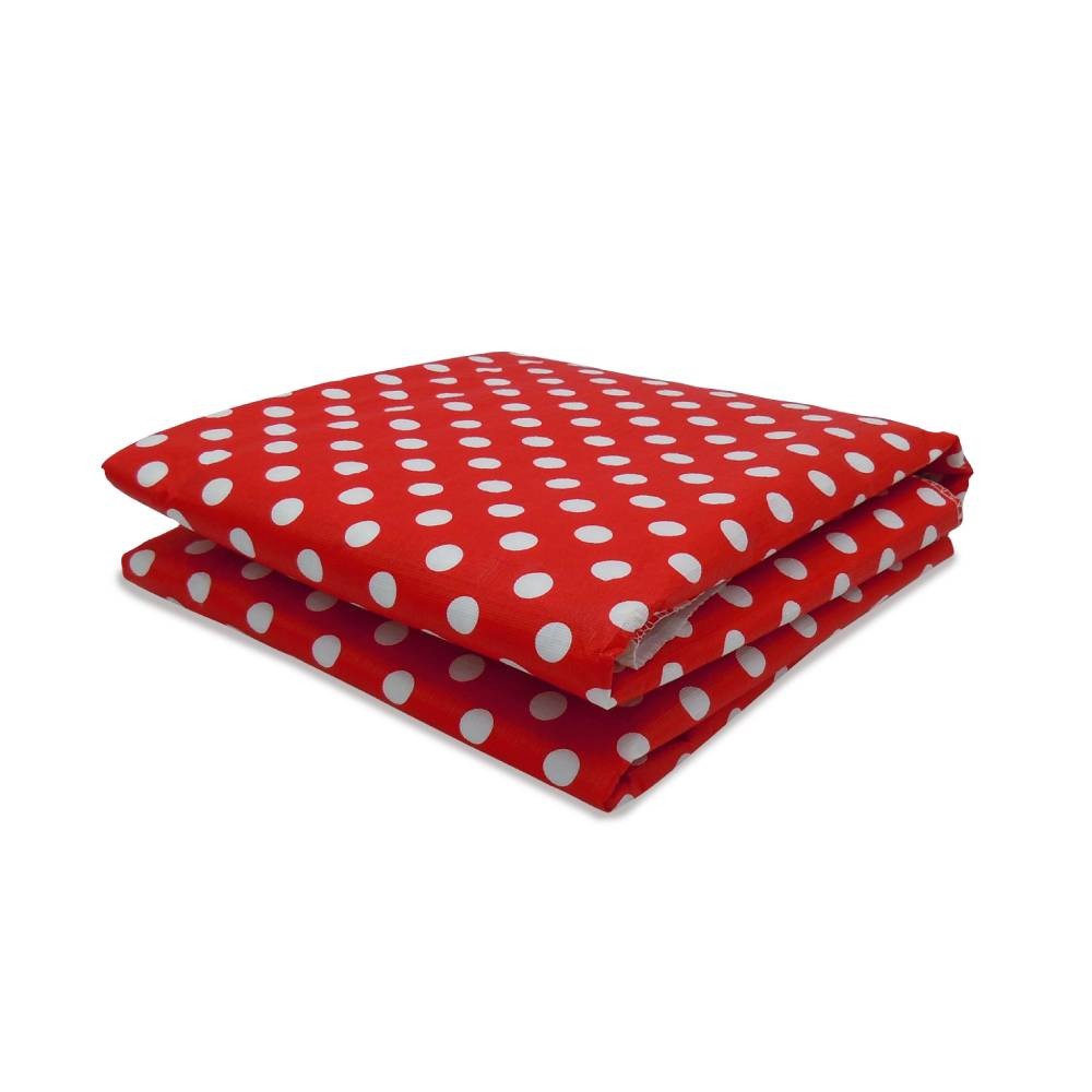 NAPPE PVC RÉUTILISABLE 140 X 240 CM ROUGE