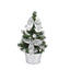 SAPIN DE TABLE DÉCORÉ ARGENT