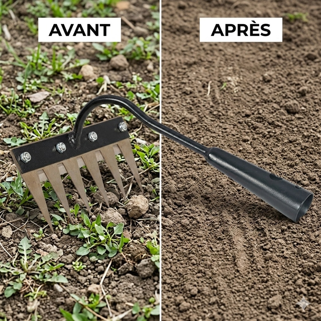 RATEAU DE DESHERBAGE 6 DENTS (5)