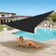 VOILE D'OMBRAGE 3,6 X 3,6 X 3,6 M NOIR (1) & VOILE D'OMBRAGE 5 X 5 X 5 M NOIR (1)