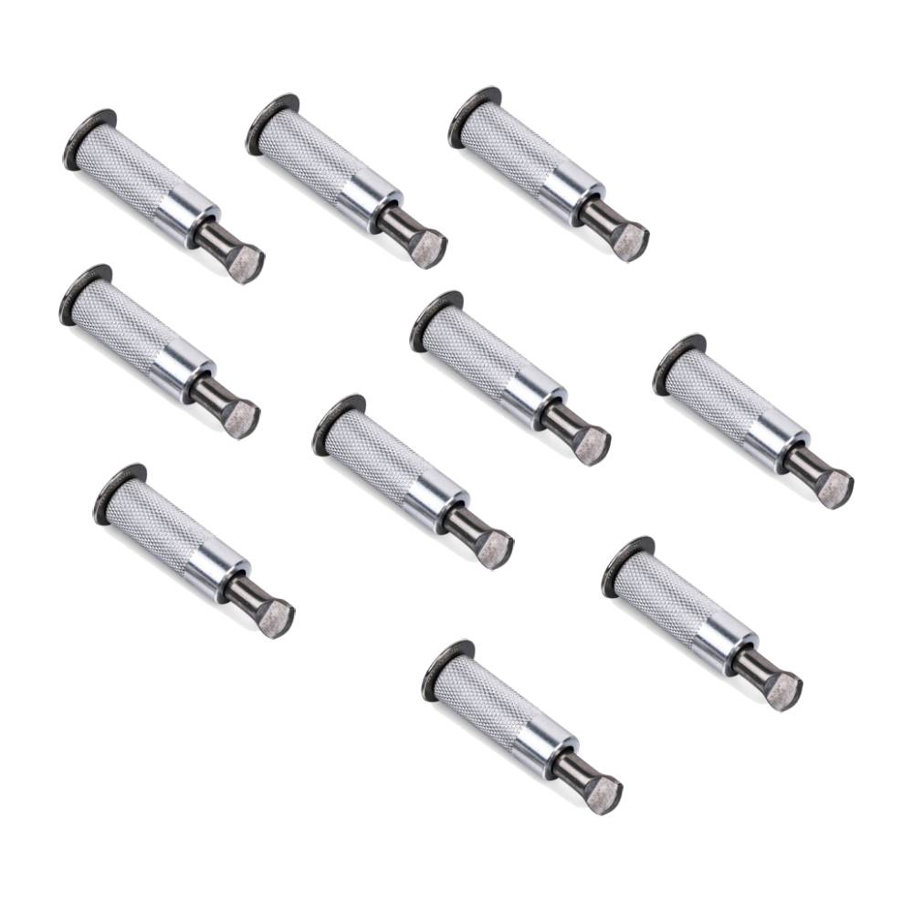 PITONS ESCAMOTABLES INOX X10