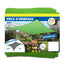 VOILE D'OMBRAGE EXTENSIBLE RECTANGULAIRE (6) & VOILE D'OMBRAGE EXTENSIBLE 2,5 X 3 M ANIS