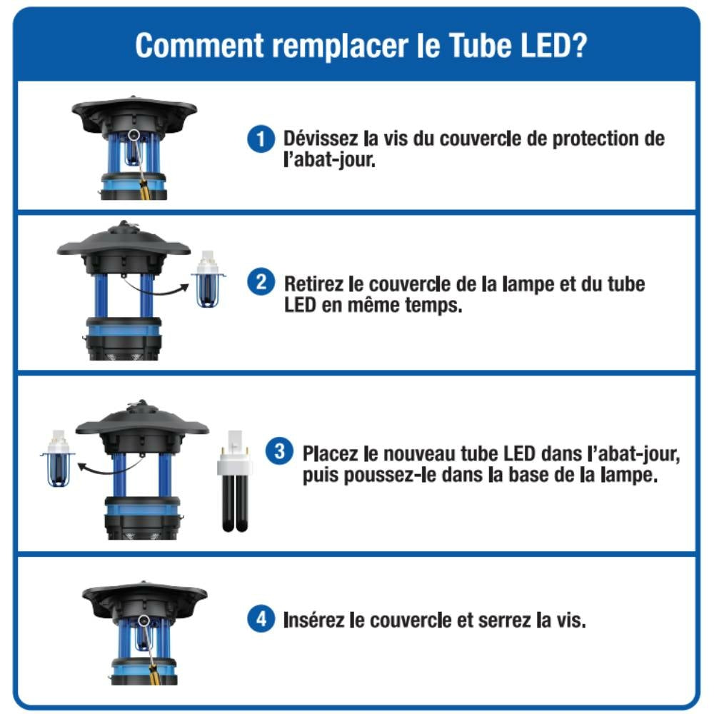 AMPOULE DE RECHANGE PIÈGE À INSECTES ROCKET (2)