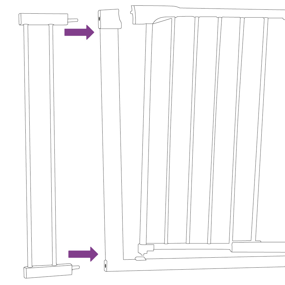RALLONGE BARRIÈRE DE SÉCURITÉ EXTENSIBLE 14 CM (4)